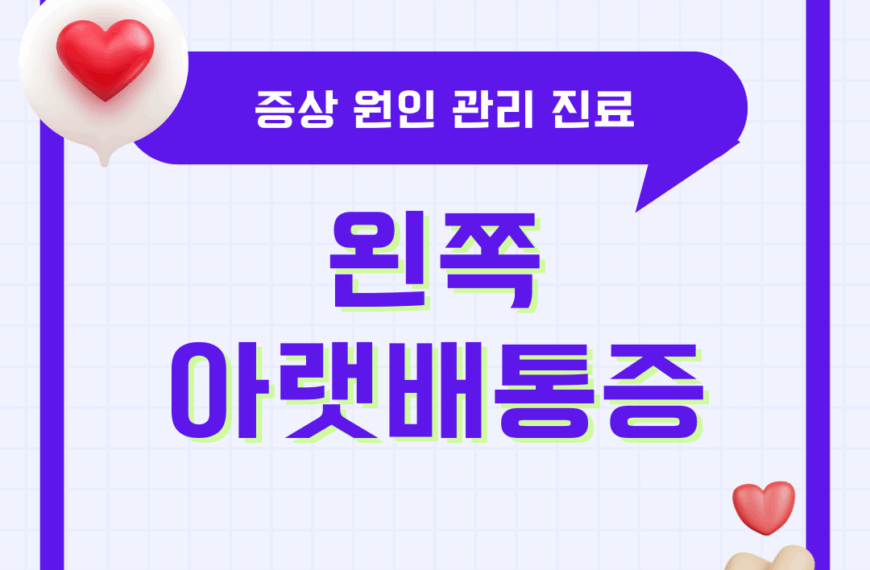 여자 왼쪽 아랫배 통증 증상 원인 관리 방법 진료 정보 총정리 (아랫배 콕콕)