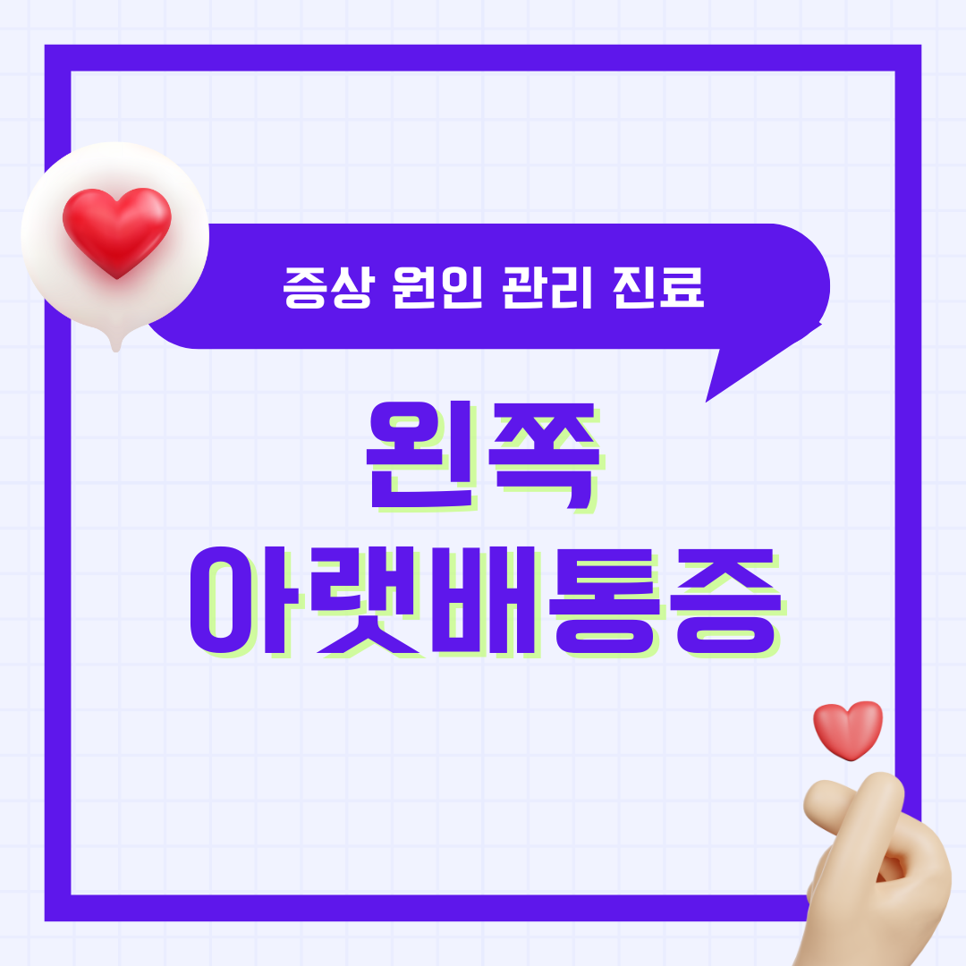 여자 왼쪽 아랫배 통증 증상 원인 관리 방법 진료 정보 총정리 (아랫배 콕콕)